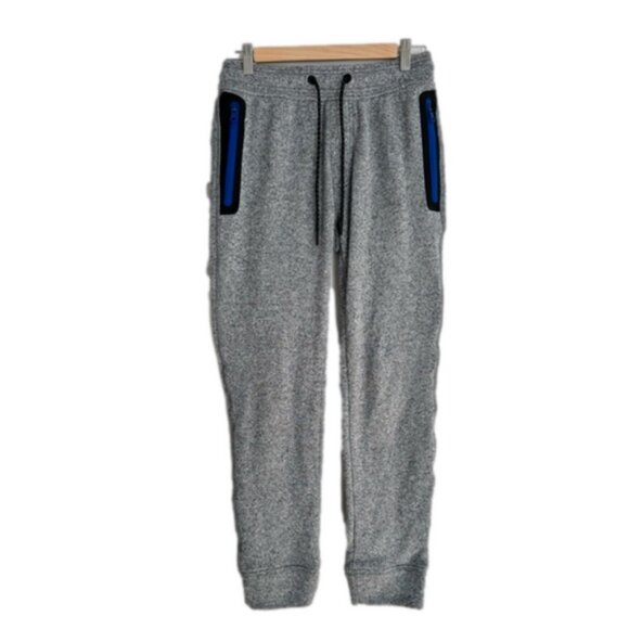 American Eagle AE Active Flex Men XS Grey Blue Joggers Athletic Pants - Picture 4 of 16